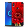 Дизайнерский силиконовый чехол для Alcatel 5V Герберы