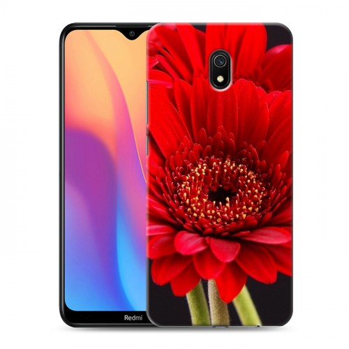 Дизайнерский силиконовый с усиленными углами чехол для Xiaomi RedMi 8A Герберы