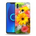 Дизайнерский силиконовый чехол для Alcatel 5V Герберы