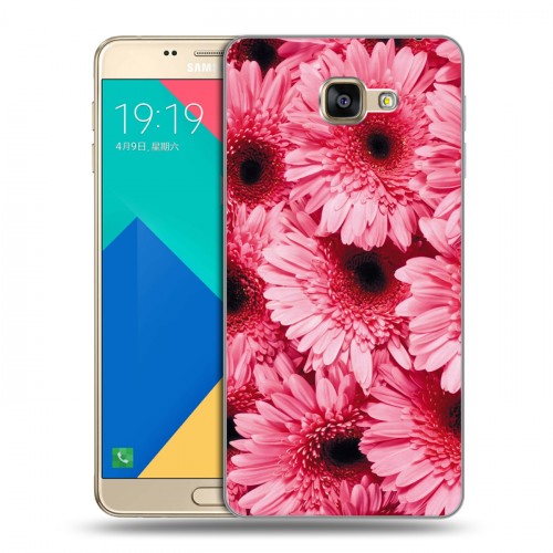 Дизайнерский силиконовый чехол для Samsung Galaxy A9 Герберы