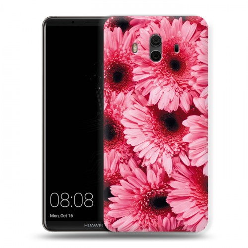 Дизайнерский пластиковый чехол для Huawei Mate 10 Герберы