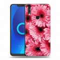 Дизайнерский силиконовый чехол для Alcatel 5V Герберы