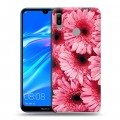 Дизайнерский пластиковый чехол для Huawei Y6 (2019) Герберы