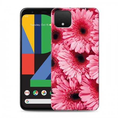 Дизайнерский пластиковый чехол для Google Pixel 4 Герберы