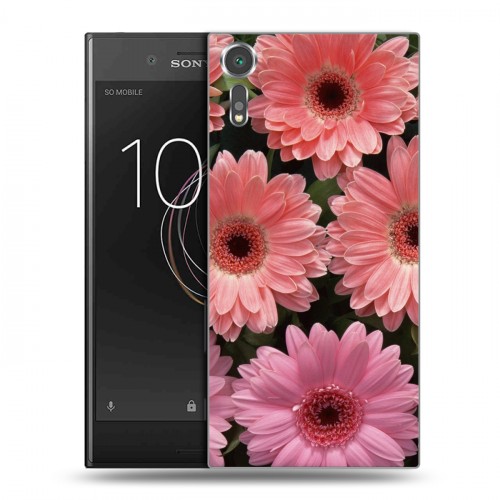 Дизайнерский пластиковый чехол для Sony Xperia XZs Герберы