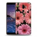 Дизайнерский пластиковый чехол для Nokia 7 Plus Герберы