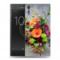 Дизайнерский пластиковый чехол для Sony Xperia XZs Герберы