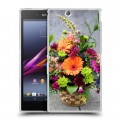 Дизайнерский пластиковый чехол для Sony Xperia Z Ultra  Герберы