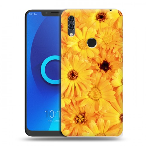 Дизайнерский силиконовый чехол для Alcatel 5V Герберы