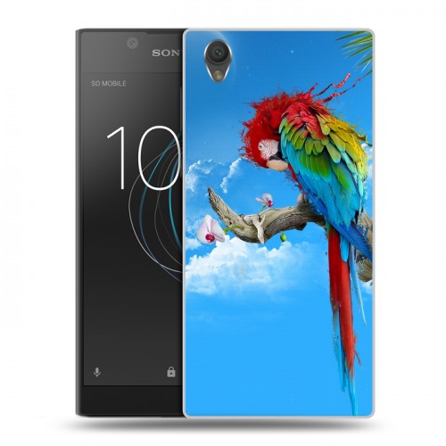 Дизайнерский пластиковый чехол для Sony Xperia L1 Попугаи