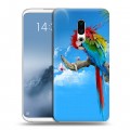 Дизайнерский силиконовый чехол для Meizu 16th Plus Попугаи