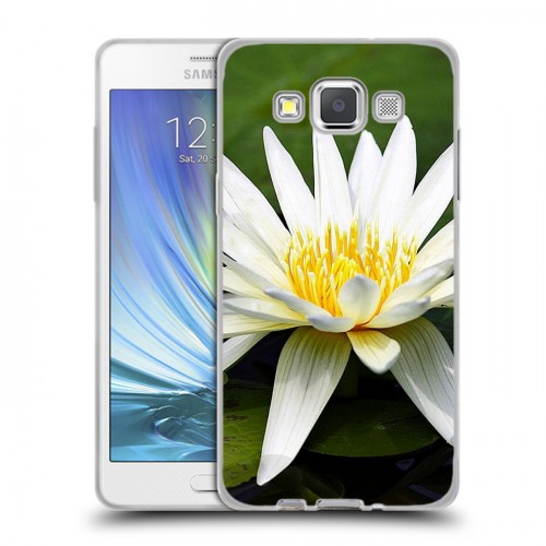 Дизайнерский пластиковый чехол для Samsung Galaxy A5 Кувшинки