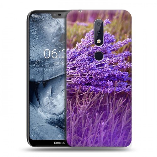 Дизайнерский пластиковый чехол для Nokia 6.1 Plus Лаванда