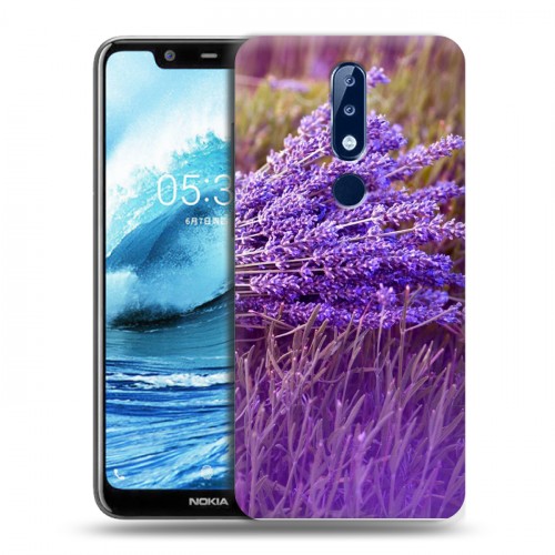 Дизайнерский пластиковый чехол для Nokia 5.1 Plus Лаванда