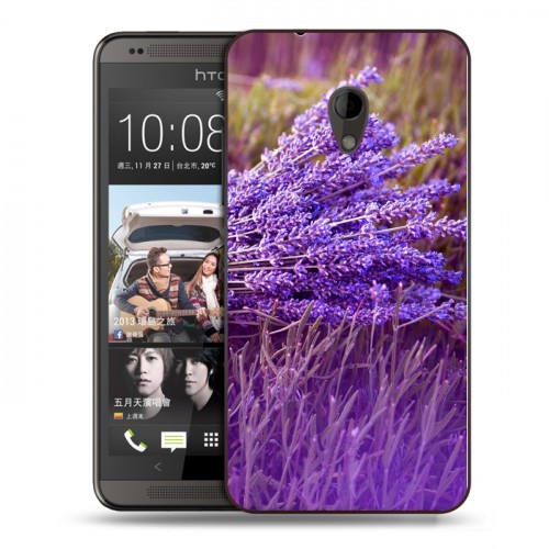 Дизайнерский пластиковый чехол для HTC Desire 700 Лаванда