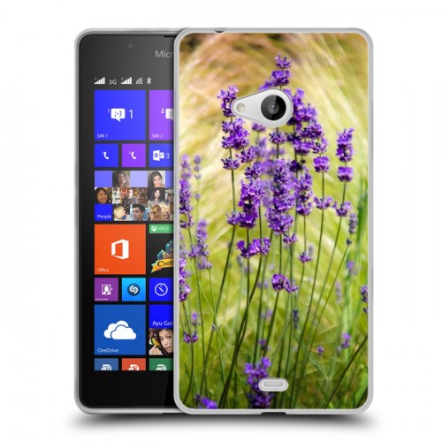 Дизайнерский пластиковый чехол для Microsoft Lumia 540 Лаванда