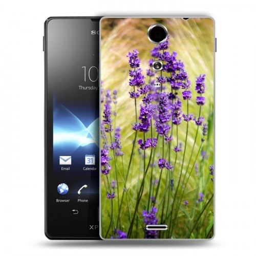 Дизайнерский пластиковый чехол для Sony Xperia TX Лаванда