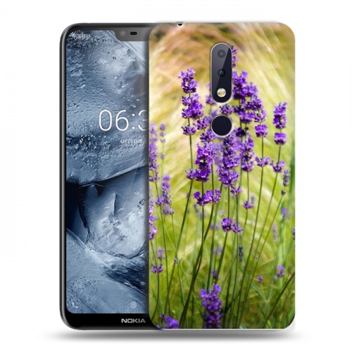 Дизайнерский силиконовый чехол для Nokia 6.1 Plus Лаванда