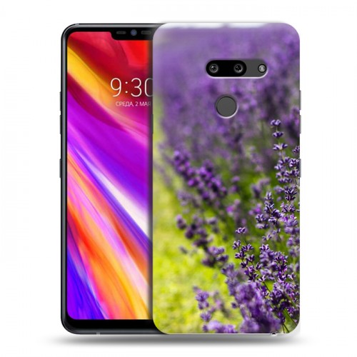 Дизайнерский пластиковый чехол для LG G8 ThinQ Лаванда