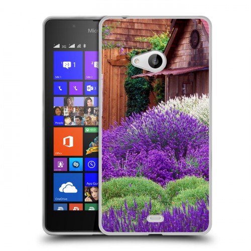 Дизайнерский пластиковый чехол для Microsoft Lumia 540 Лаванда