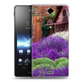 Дизайнерский пластиковый чехол для Sony Xperia TX Лаванда