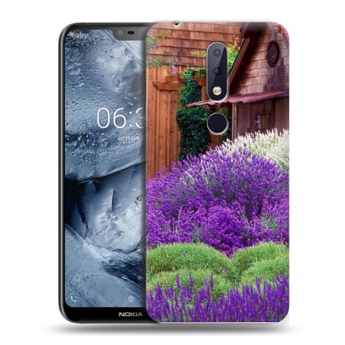 Дизайнерский пластиковый чехол для Nokia 6.1 Plus Лаванда