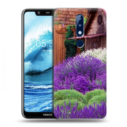 Дизайнерский пластиковый чехол для Nokia 5.1 Plus Лаванда