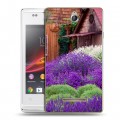 Дизайнерский пластиковый чехол для Sony Xperia E Лаванда