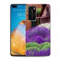 Дизайнерский пластиковый чехол для Huawei P40 Лаванда