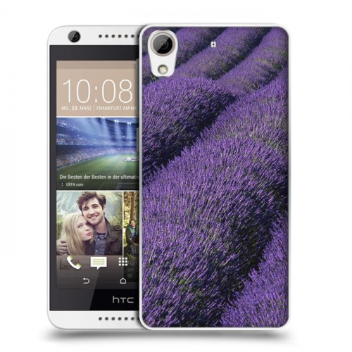 Дизайнерский силиконовый чехол для HTC Desire 626 Лаванда