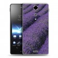 Дизайнерский пластиковый чехол для Sony Xperia TX Лаванда