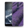 Дизайнерский пластиковый чехол для Nokia 5.1 Лаванда