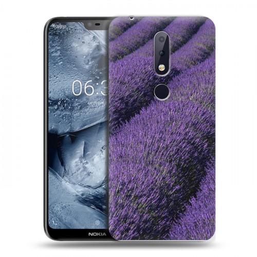 Дизайнерский пластиковый чехол для Nokia 6.1 Plus Лаванда