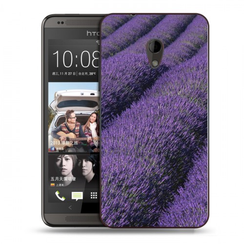 Дизайнерский пластиковый чехол для HTC Desire 700 Лаванда