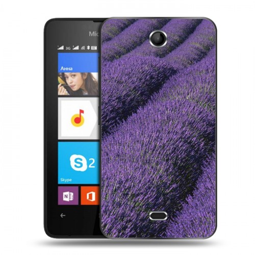 Дизайнерский силиконовый чехол для Microsoft Lumia 430 Dual SIM Лаванда