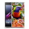 Дизайнерский пластиковый чехол для Sony Xperia Z Ultra  Попугаи