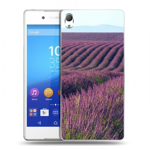 Дизайнерский пластиковый чехол для Sony Xperia Z3+ Лаванда