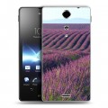 Дизайнерский пластиковый чехол для Sony Xperia TX Лаванда