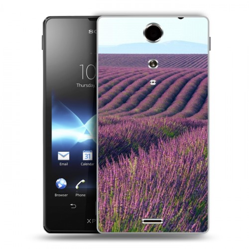 Дизайнерский пластиковый чехол для Sony Xperia TX Лаванда