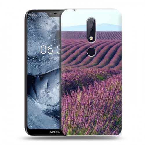 Дизайнерский силиконовый чехол для Nokia 6.1 Plus Лаванда