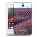 Дизайнерский пластиковый чехол для Sony Xperia E Лаванда