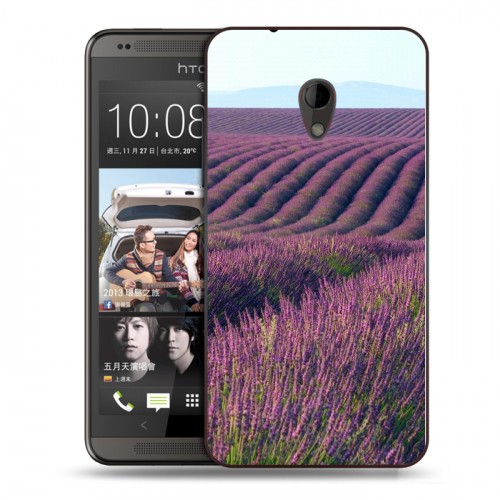 Дизайнерский пластиковый чехол для HTC Desire 700 Лаванда