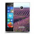 Дизайнерский пластиковый чехол для Microsoft Lumia 435 Лаванда