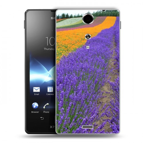 Дизайнерский пластиковый чехол для Sony Xperia TX Лаванда