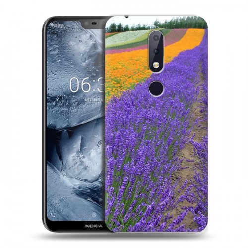 Дизайнерский силиконовый чехол для Nokia 6.1 Plus Лаванда