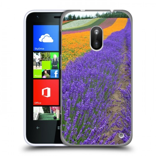 Дизайнерский пластиковый чехол для Nokia Lumia 620 Лаванда