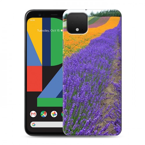 Дизайнерский пластиковый чехол для Google Pixel 4 Лаванда