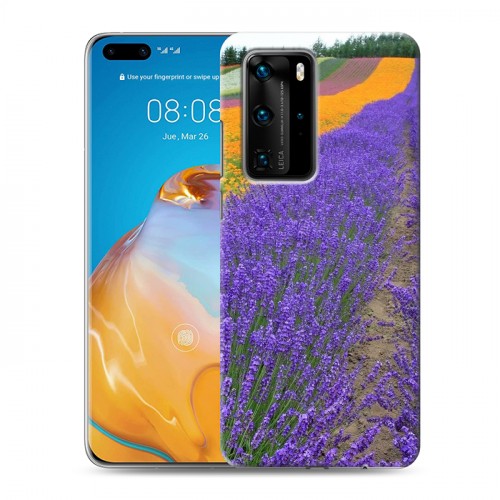 Дизайнерский пластиковый чехол для Huawei P40 Pro Лаванда