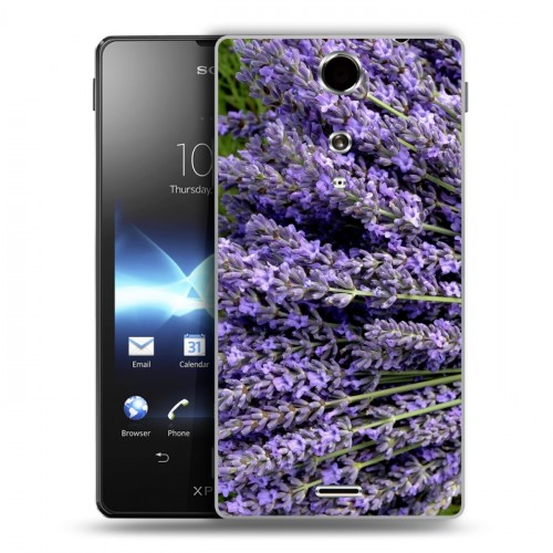 Дизайнерский пластиковый чехол для Sony Xperia TX Лаванда