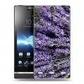 Дизайнерский пластиковый чехол для Sony Xperia S Лаванда